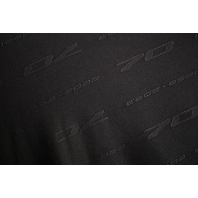 Premium Indoor Car Cover in Black with Embossed 70th Anniversary Logo