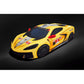 Premium Indoor Car Cover in Yellow with Fully Rendered Corvette C8.R